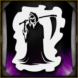 AIRBRUSH STENCILS GRIM REAPER SPRAY PAINT STENCILS CUSTOM DESIGNED STENCILS