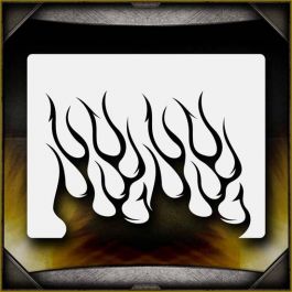 hot rod flames stencil