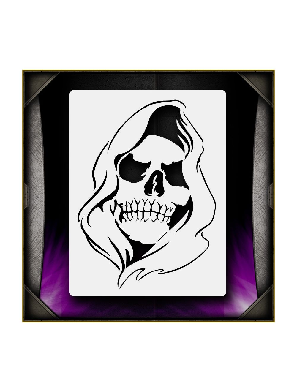 Grim Reaper 4 Airbrush Stencil Template For Painting Tatoo Art